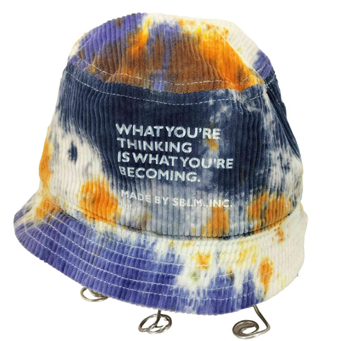 SUBLIMEROE タイダイ柄 コーデュロイ バケットハット レディース